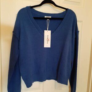GEEGEE Back to Life V-Neck Sweater